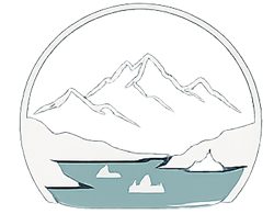 Iceland mountains shape icon