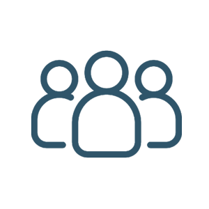 Icon of a group of people